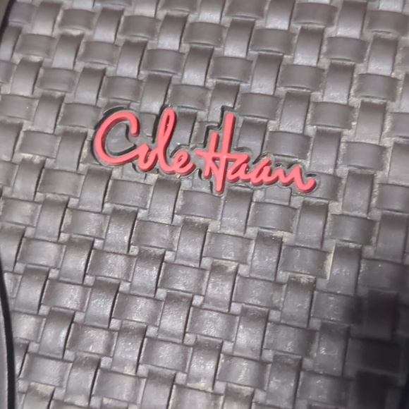 COLE HAAN* waterproof brown suede shearling tall winter boots size 7 rubber sole - Picture 9 of 17